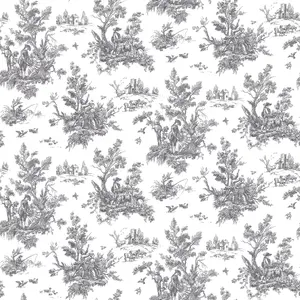 Galerie Abby Rose 4 Black Toile Smooth Wallpaper