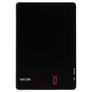 Taylor Pro Black Glass 5kg Digital Dual Kitchen Scale