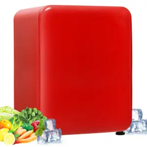 Costway 68L Compact Refrigerator Auto Defrost Reversible Door Mini Fridge Dorm Office