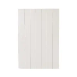 GoodHome Verbena Matt cashmere painted natural ash shaker Standard End panel (H)900mm (W)610mm