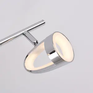 LED 6 Way Adjustable Bar Ceiling Spotlights Modern Lighting Adjustable Lights Warm White (3000K)