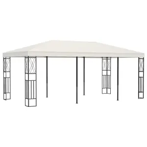 Berkfield Gazebo 3x6 m Cream Fabric