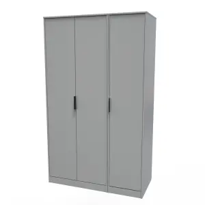 Madrid 3 Door Robe in Dusk Grey (Ready Assembled)