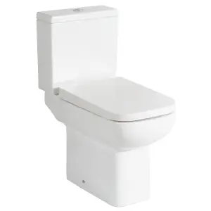 Cooke & Lewis Fabienne Alpine white Close-coupled Toilet & full pedestal basin