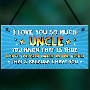 Uncle Gift Hanging Plaque Cute Gifts For Uncle From Niece Nephew Quirky Uncle Gifts For Him