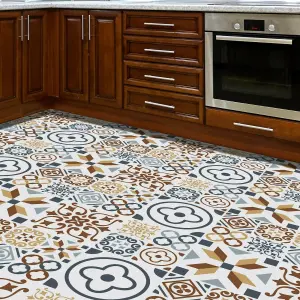 Azulejo Tiles Melange Self-adhesive kitchen, bathroom, home floor sticker