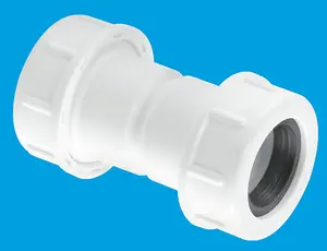 McAlpine R1M 19/23mm Universal Straight Overflow Connector