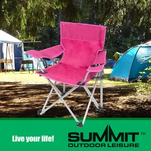 Pink Junior Folding Chair - Camping