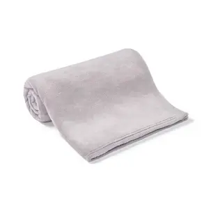 Brand Lab Pet Teddy Fleece Blanket Silver Grey (150cm x 100cm)