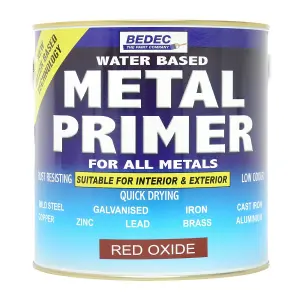 Bedec All Metals Primer - Red Oxide Paint  - 750ml