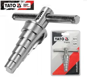 YATO YT-03318, Radiator Round Step Wrench, 1/2" (12.7 mm) - 1-1/8" (28.6 mm)