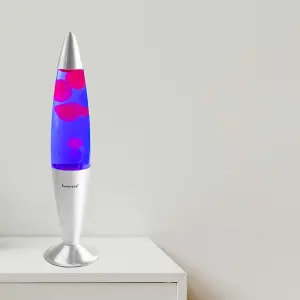 Innoteck 16" Soothing Motion Lava Lamp -  Pink Lava, Purple Liquid.