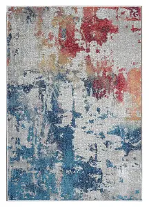 Multicolour Rug, Persian Floral Rug, Stain-Resistant Luxurious Rug, Modern Rug for Bedroom, & Dining Room-122cm X 183cm