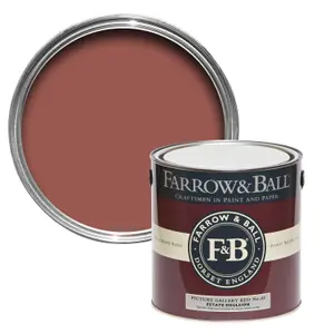 Farrow & Ball Estate Emulsion Mixed Colour 42 Picture Gallery Red 5 Litre