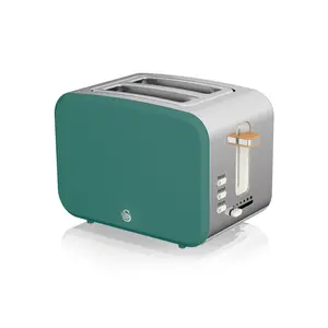 Swan Nordic Kettle, Toaster & Microwave Triple Pack Green