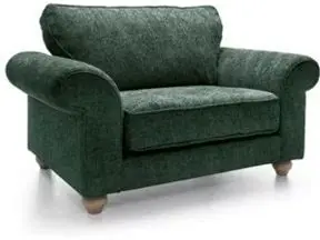 Ingrid Collection Cuddle Chair In Jungle Green