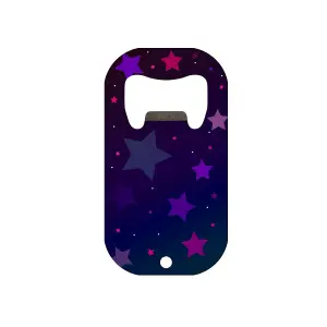 Grindstore Purple Stars Mini Bar Blade Bottle Opener Purple (One Size)