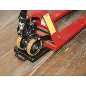 Sealey Pallet Truck Stop From Non-Slip Durable Rubber 300 x 360 x 47mm PTS1