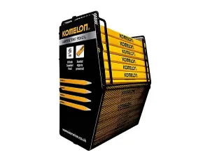 Komelon HB Carpenter's Pencils Bulk Display - 200 Count