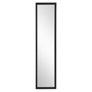 Wall Mounted Rectangular Full Length Mirror Solid Wood Framed Mirror 118 x 28 cm