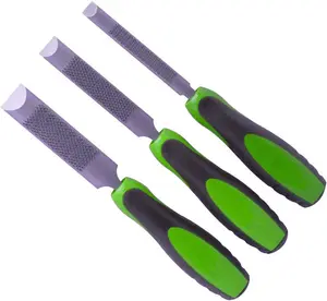 3Pc Heavy Duty Woodchuck Set Hand Tool Chisel Rivet Sharp Guards Strong Handle Grip