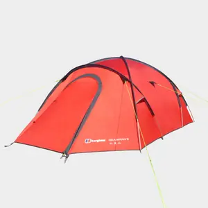 Berghaus Grampian 3 Man Dome Tent with Sewn in Groundsheet