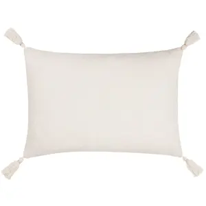 furn. Dharma Tufted 100% Cotton Polyester Filled Cushion