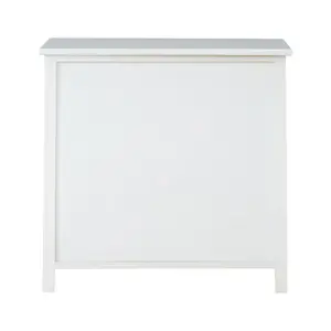 Interiors by Premier New England White 6 Drawers Chest, Delivered Fully Assmbled