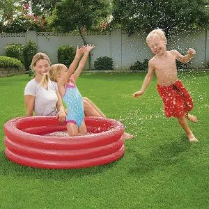 Bestway Plain PVC Inflatable pool (W) 1.02m x (L) 1.02m