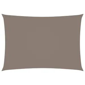 Berkfield Sunshade Sail Oxford Fabric Rectangular 2x4 m Taupe