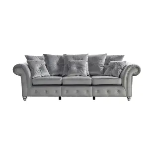 The Great British Sofa Company Kensington 3 Seater Velvet Sofa