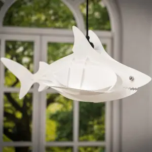 ValueLights Children's Bedroom White Shark Ceiling Pendant Light Shade