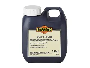 Liberon 014662 Black Polish 250ml LIBBP250