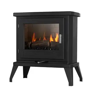 Focal Point Svelvik Flueless Black Gas Stove FPFBQ585