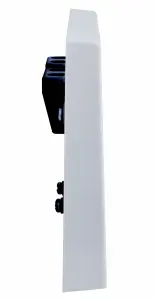 BG 20A White 1 gang Gloss Plastic Flex Outlet