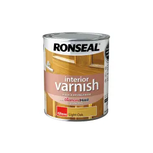 Ronseal Oak Gloss Skirting Wood varnish, 750ml