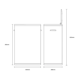 55L White Sensor Bin Kitchen Bin Rubbish Bin Waste Sensor Bin