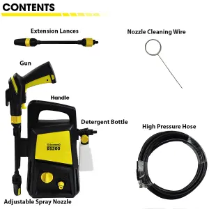 Rocwood Electric Pressure Washer 1522 PSI