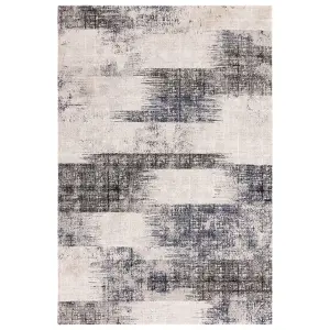 Blue Abstract Modern Luxurious Easy To Clean Rug For Living Room Bedroom & Dining Room-200cm X 290cm