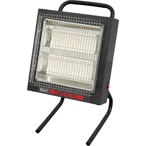 Portable Ceramic Heater - 1400 to 2800W - Instant Heat - Timer - Remote Control