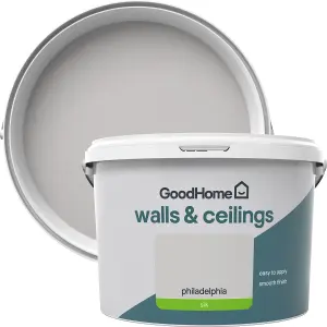 GoodHome Walls & ceilings Philadelphia Silk Emulsion paint, 2.5L