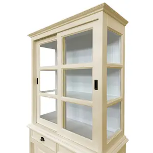 Benjamin-James Display Cabinet Cream