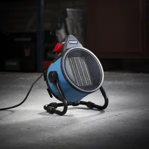 Erbauer Electric 2500W Blue, black & red PTC workshop heater