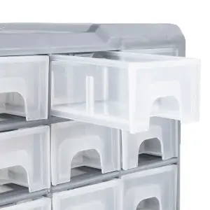 Berkfield Multi-drawer Organiser with 64 Drawers 52x16x37.5 cm