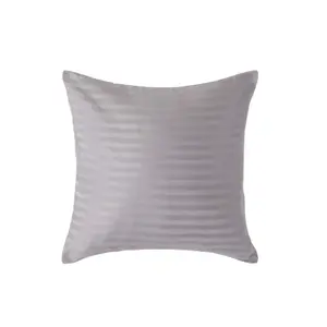 Homescapes Grey Continental Pillowcase Egyptian Cotton 330 TC, 40 x 40cm