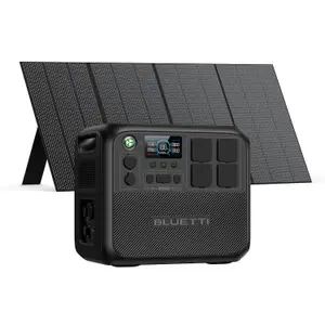 BLUETTI AC200L Portable Power station 2048Wh/2400Wh +1PCS 350W Solar Panel for Home& Outdoor Power Emergency Battery