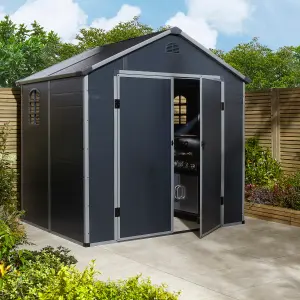 Rowlinson Airevale 8X6 Plastic Apex Shed