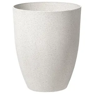 Plant Pot 43 x 43 x 52 cm Off-White CROTON