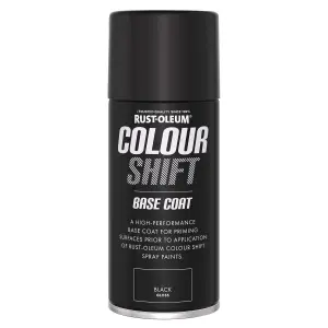 Rust-Oleum Colour Shift Black Gloss Multi-surface Basecoat Spray paint, 150ml