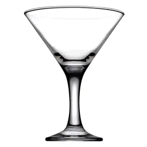 Queensway Home & Dining 190ml Martini Drinking Glasses Stemmed Cocktail Glassware Set of 6